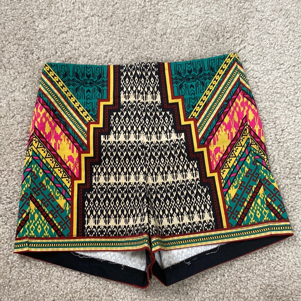 Tribal Boho Vacation Short Shorts